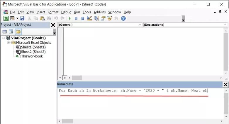 Hướng dẫn cách đổi tên các Sheets trong Excel